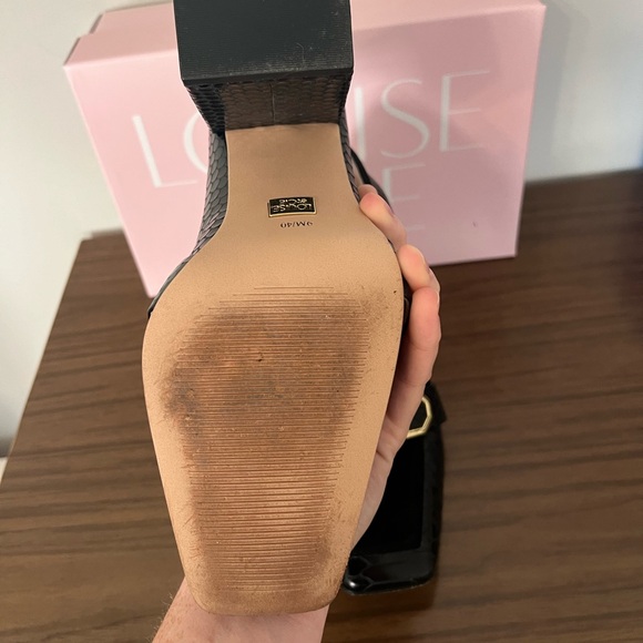 Louise et Cie Black Loafer Pump - Picture 3 of 4